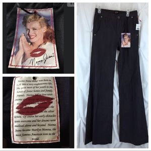 Norma Jeane Flare Retro Stretch  Trouser Jeans